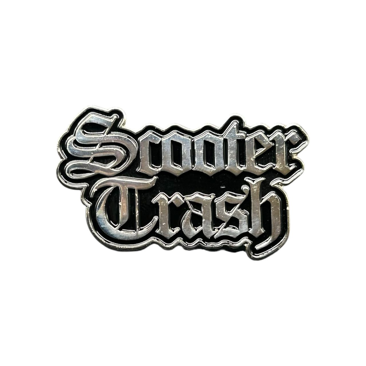 Scooter Trash Metal Pin (Double Clutch)