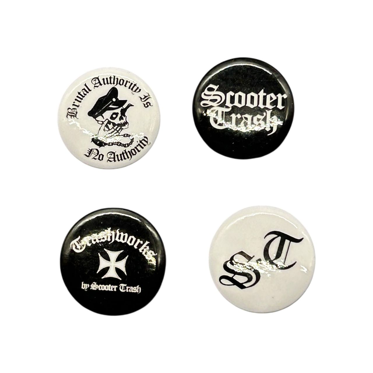 Trashworks Button Pin Set